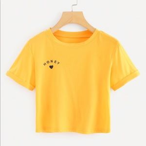 ROMWE honey T-shirt